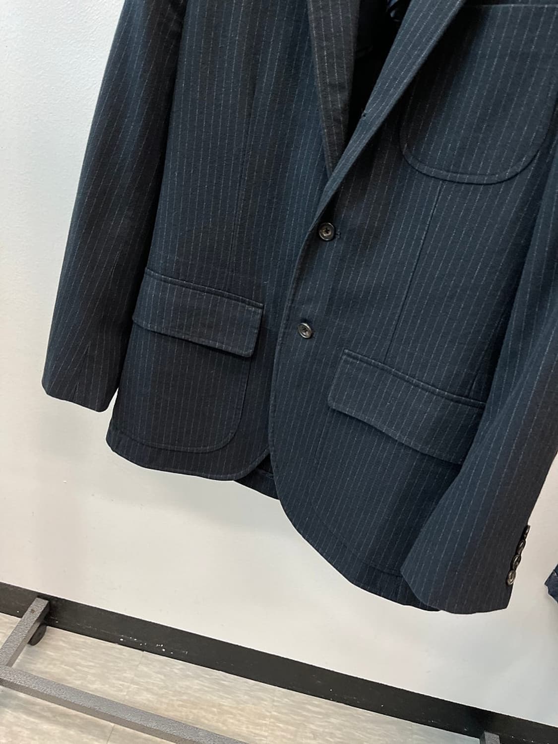 95-100) 폴로 스트라이프 코튼자켓  상품이미지2