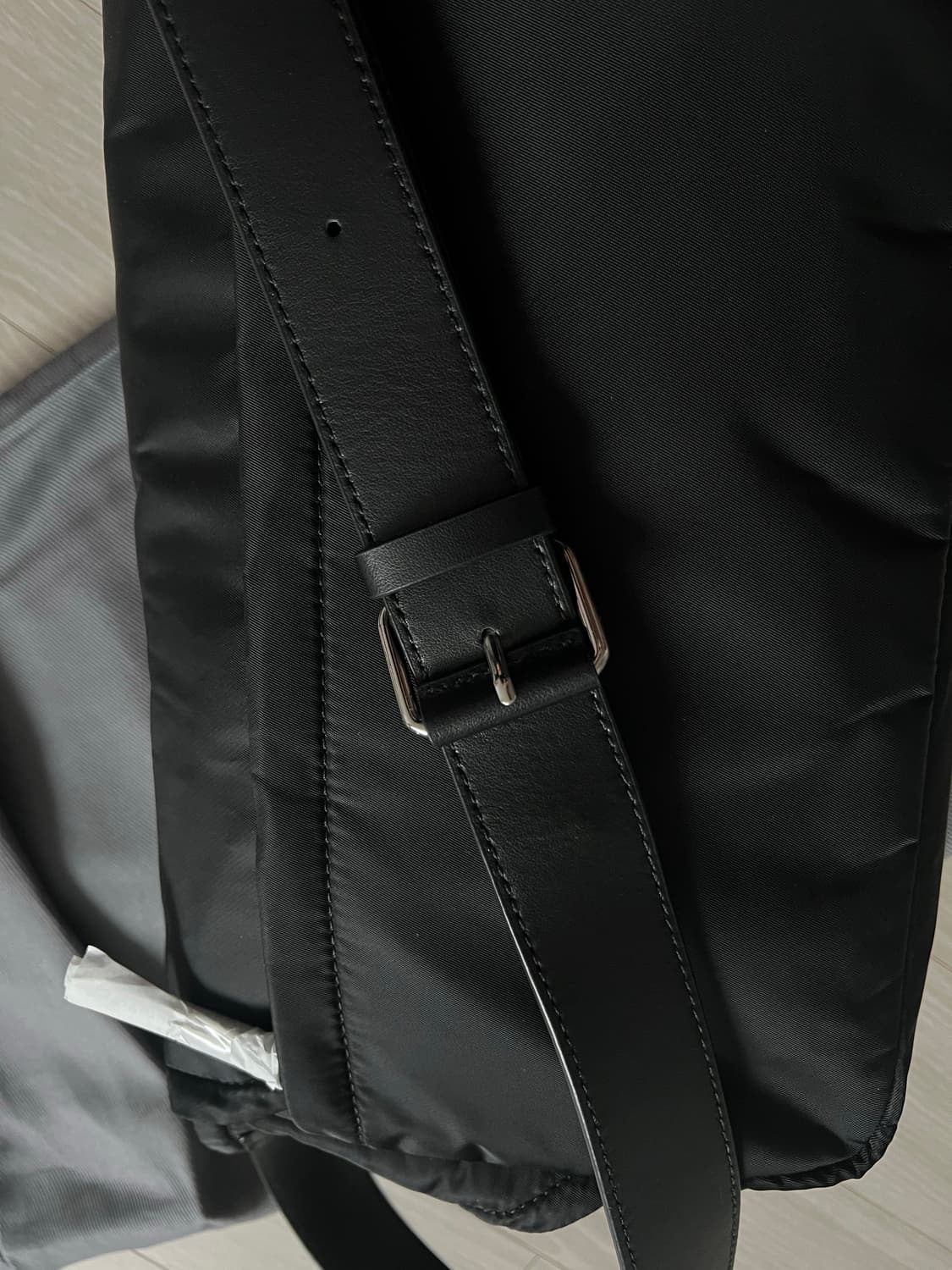 분크 헤이 더블 포켓 크로스백 블랙 S사이즈 상품이미지8