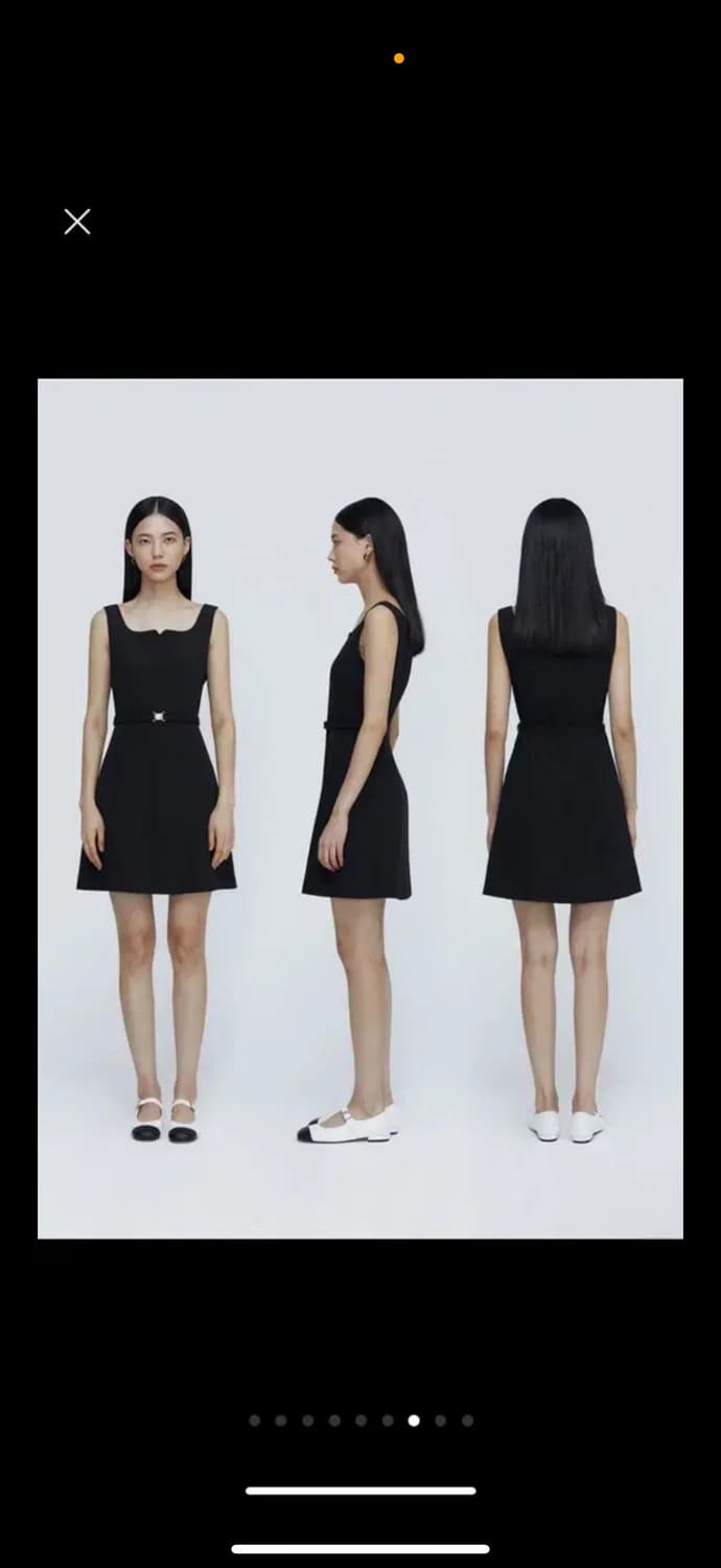 마리끌레르 슬리브리스 플레어 원피스 상품이미지7