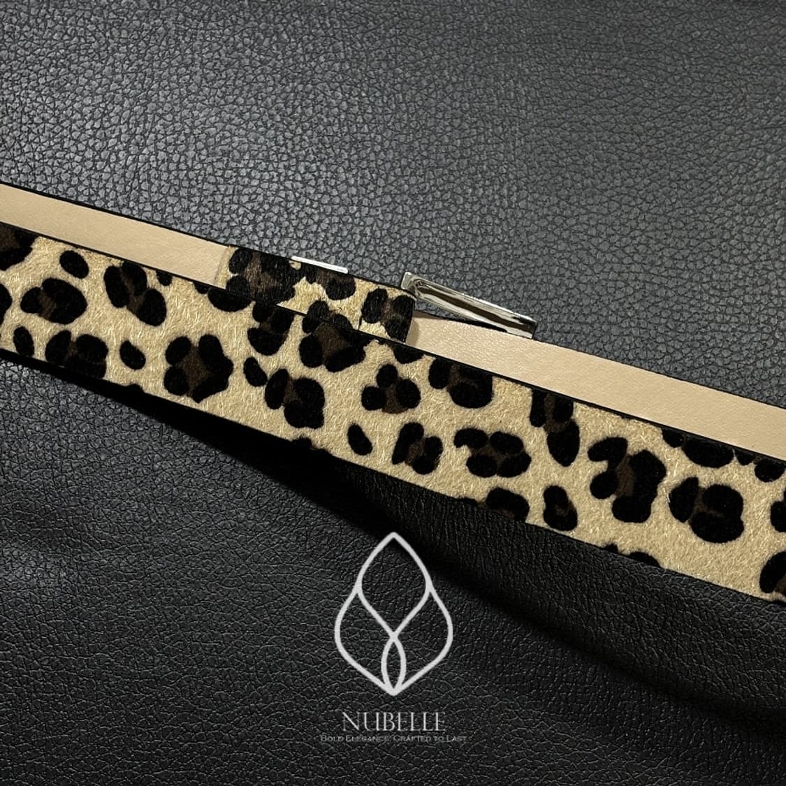 🌗 Leopard hair belt / 호피 레오파드 송치털 벨트 상품이미지8