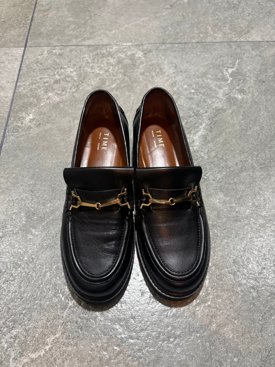 TIME 블랙 로퍼 240 상품이미지1