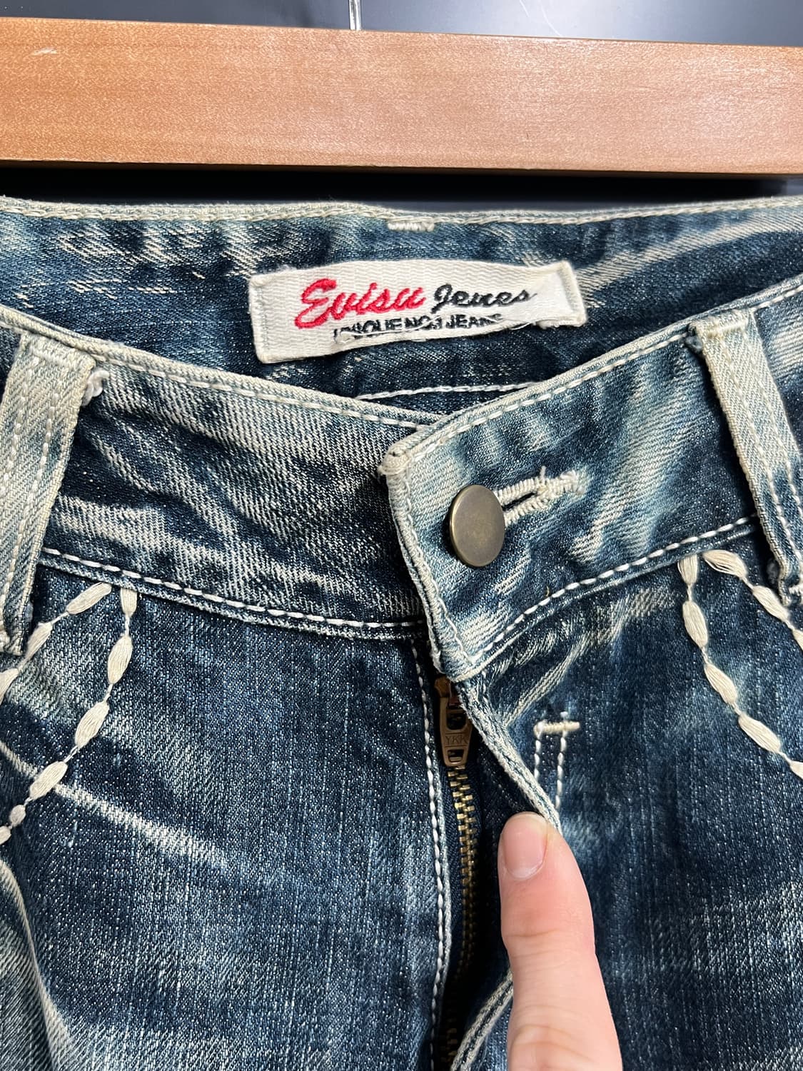 Evisu 에비수 타이다이 워싱 데님 팬츠 상품이미지6