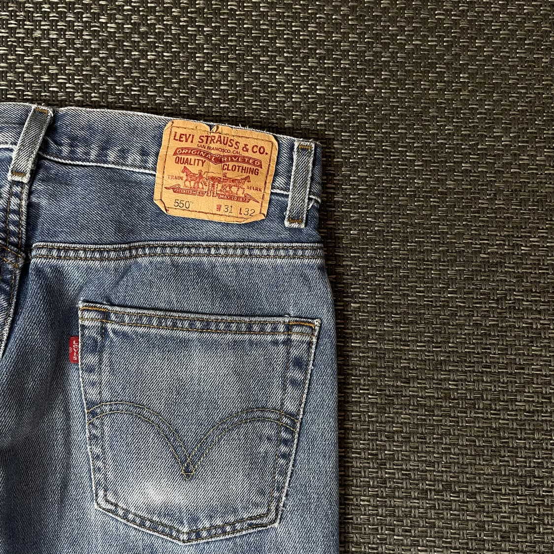 (31) 리바이스 550 31X32 릴렉스드핏 중청 데님 팬츠 상품이미지8