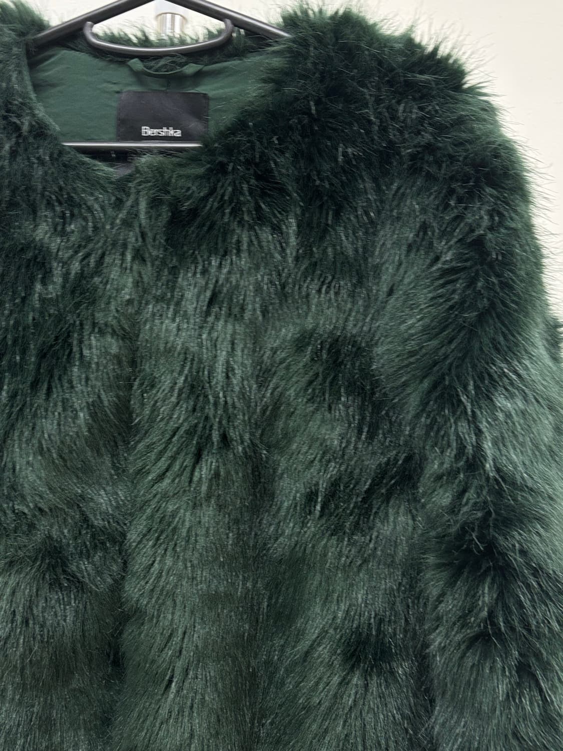 빈티지 버쉬카 딥그린 퍼 자켓 상품이미지8