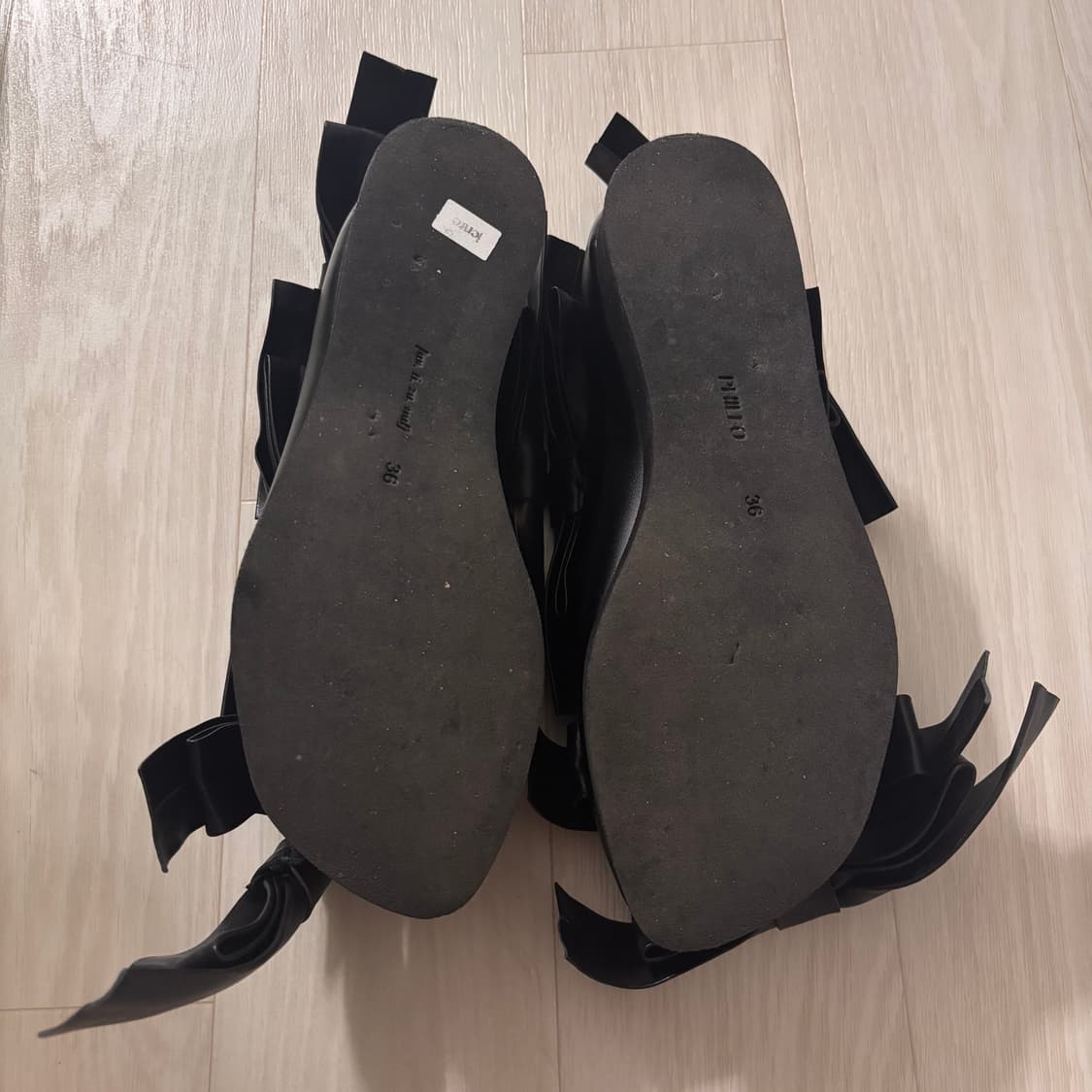 꼼데가르송 필리오 플랫 보우 슈즈 상품이미지2