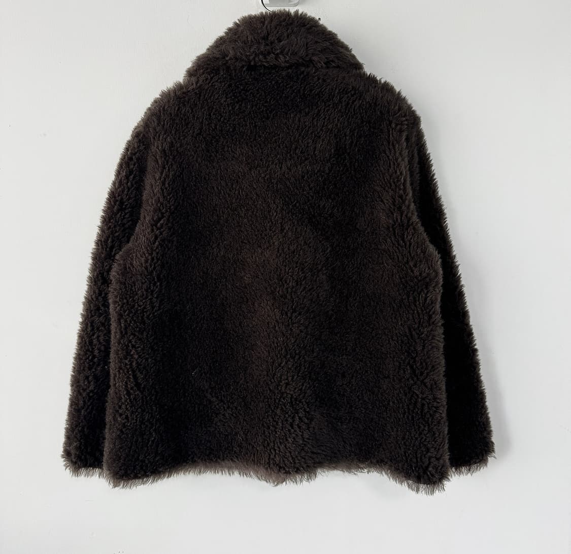 셀렙샵에디션 25 시어링 버클 하프 코트 상품이미지5