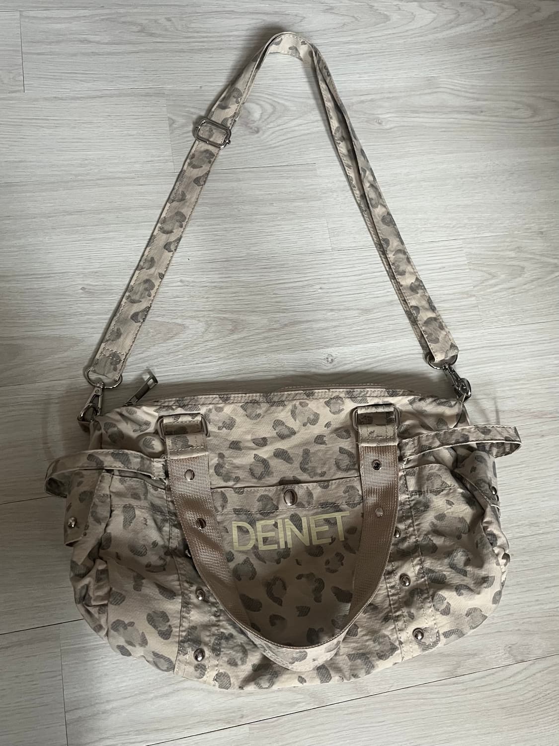 다이닛 미니 레오파드 더플백 상품이미지2