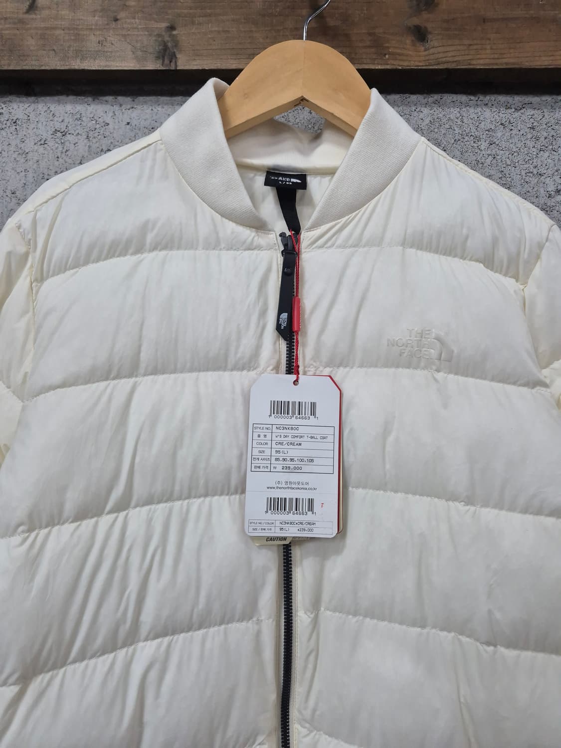 노스페이스 경량 롱패딩 여성 ( 새상품) 상품이미지2