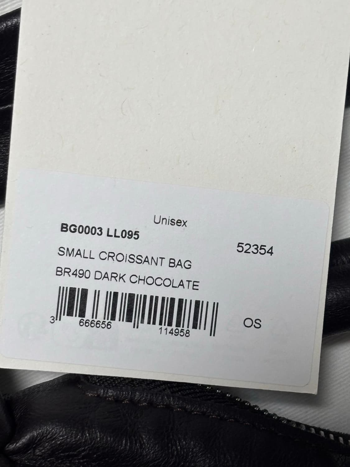 르메르 스몰 크루아상 백 다크 초콜릿 상품이미지2