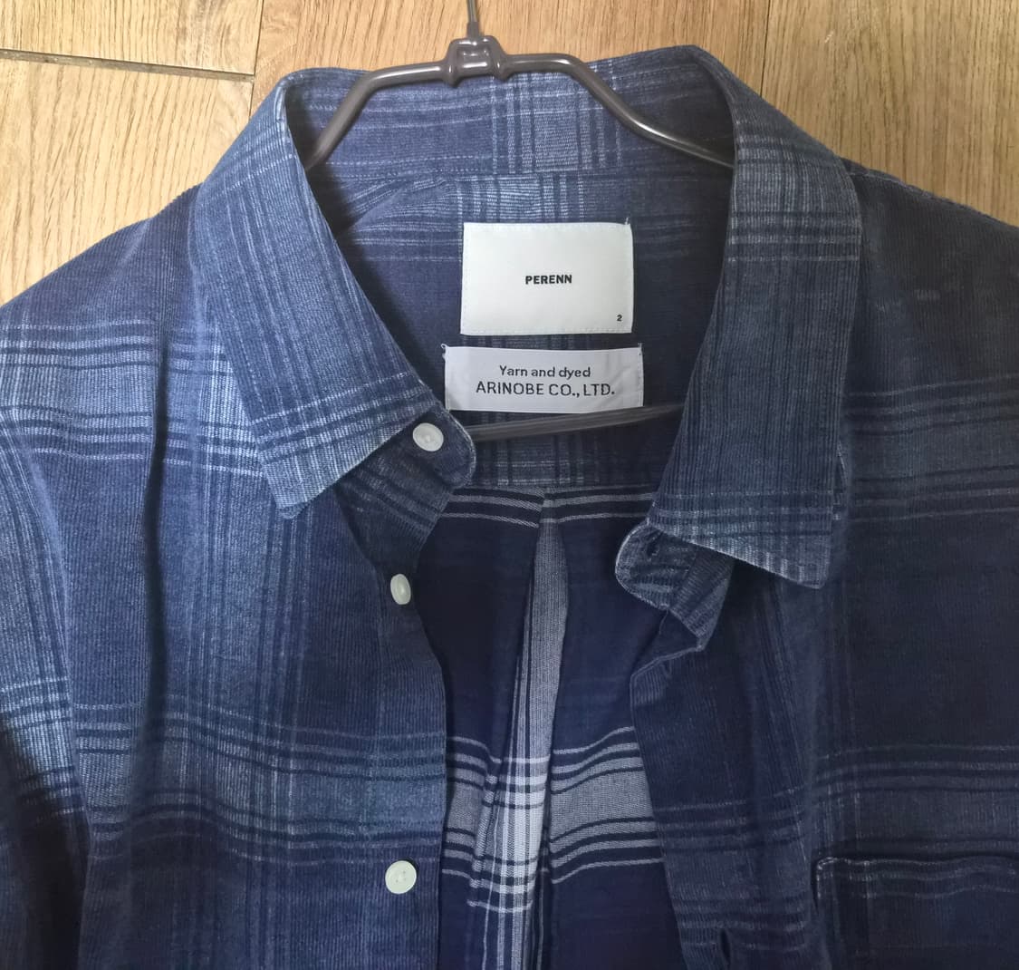 퍼렌 릴렉스드 코듀로이 셔츠 2사이즈 100-105 상품이미지2