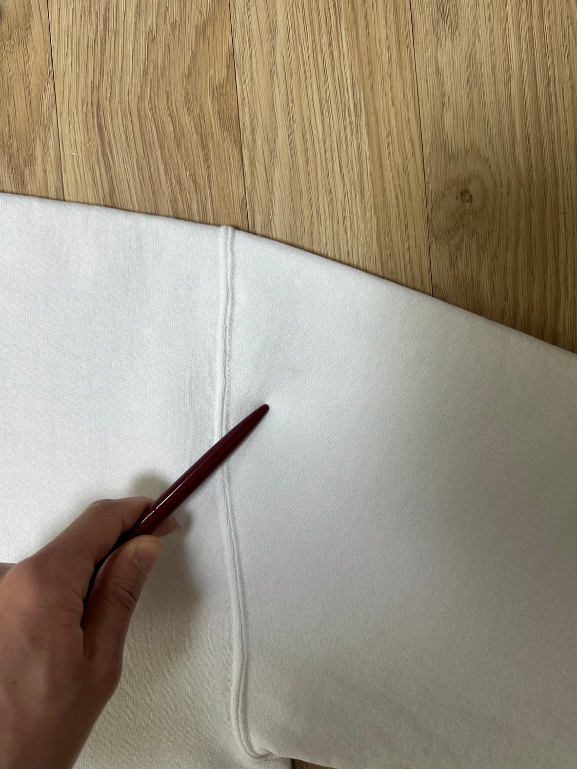 90s 빈티지 러셀 후드집업 화이트 M USA 상품이미지8