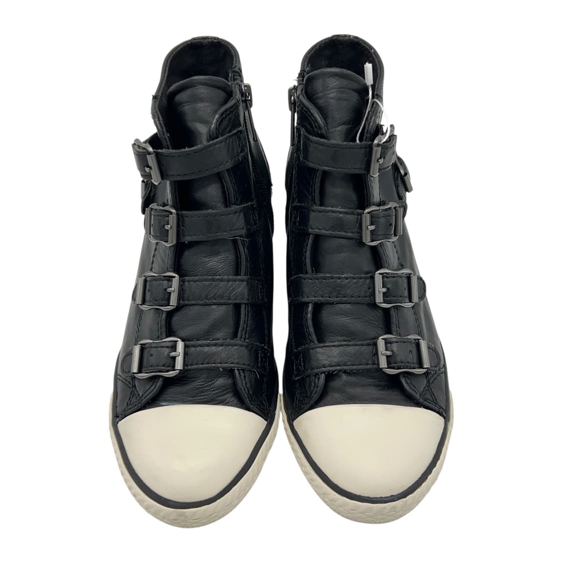 240 W 아쉬 웨지힐 스니커즈 레더 블랙 (EU37) 상품이미지4