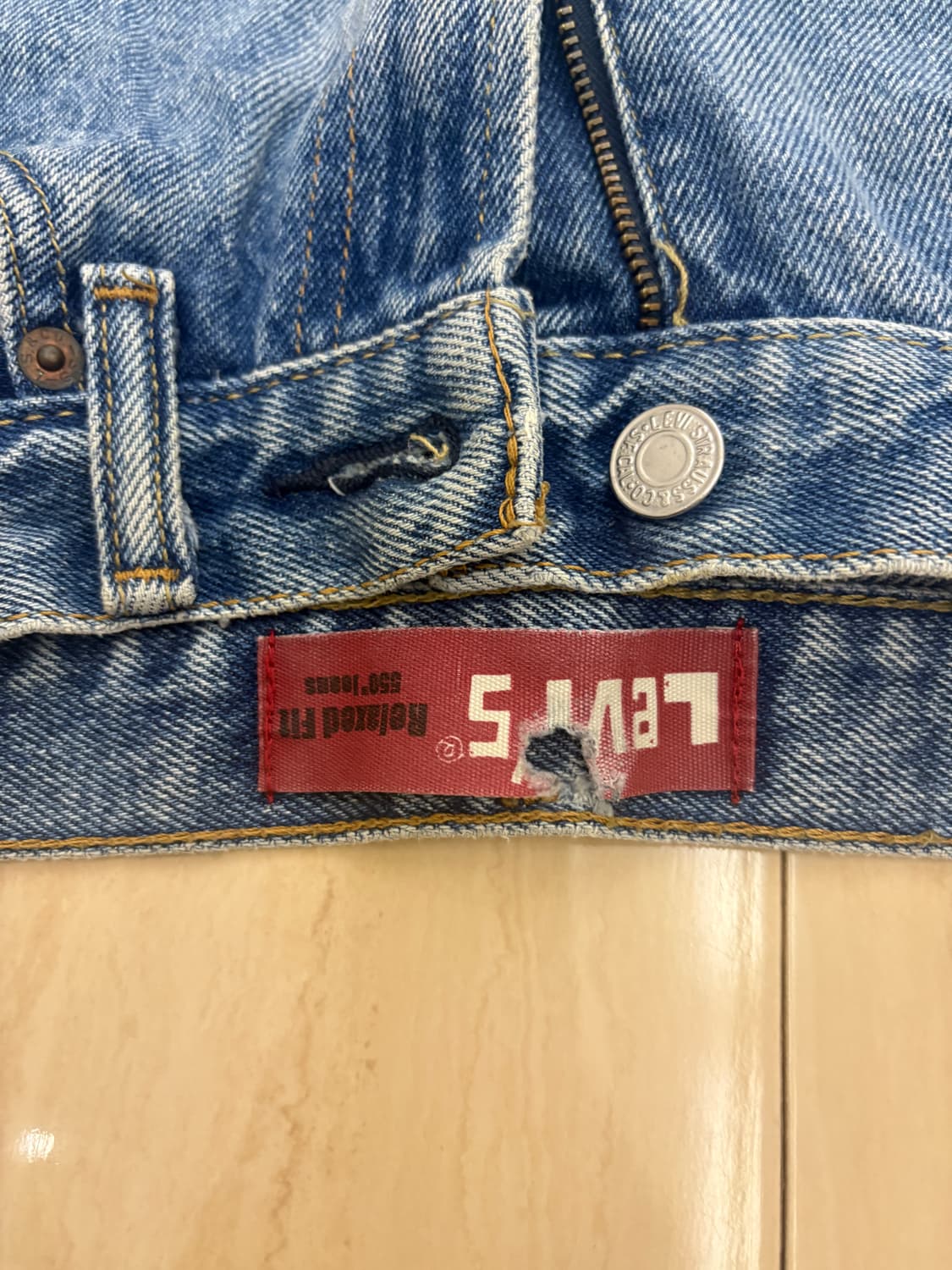 리바이스550청바지 데님 팬츠 빈티지 ( 사이즈 맞으시면 데려가세요..) 상품이미지3