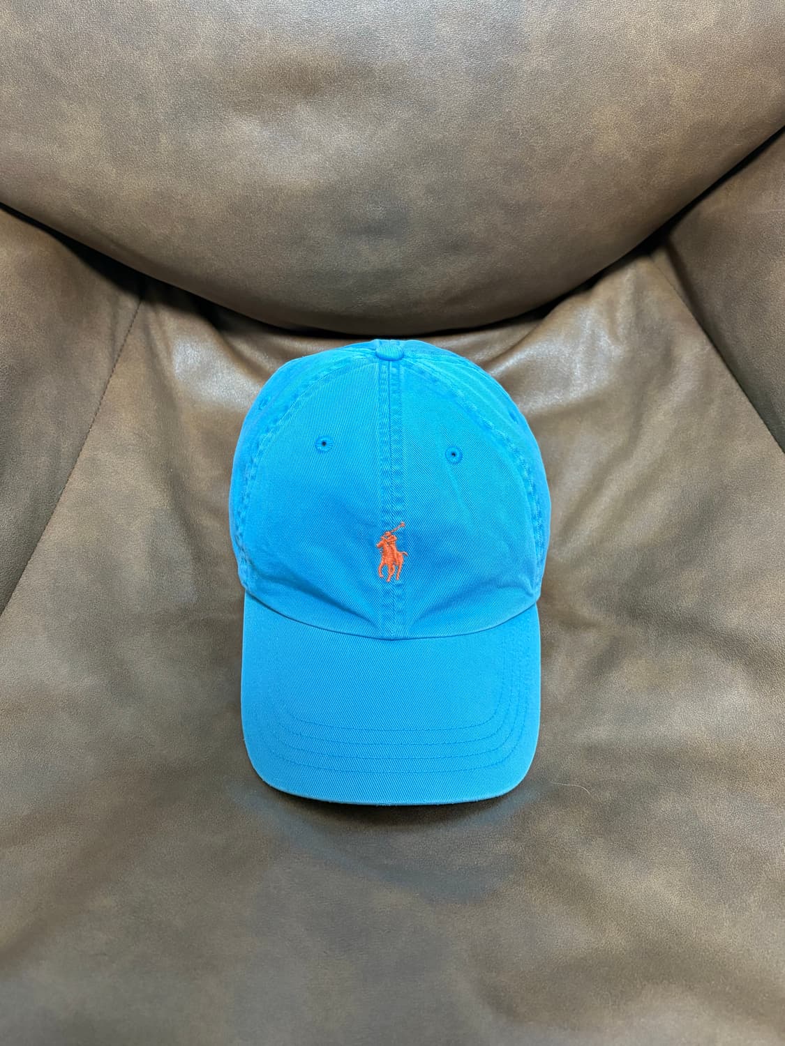 90s 폴로 랄프로렌 레더 스트랩 볼캡 상품이미지4