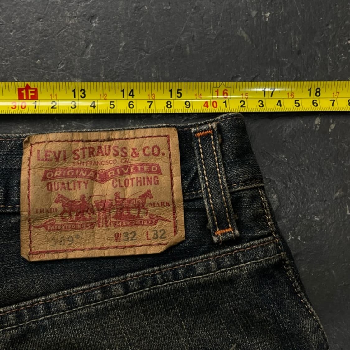 32 리바이스 569 루즈핏 청바지  상품이미지9