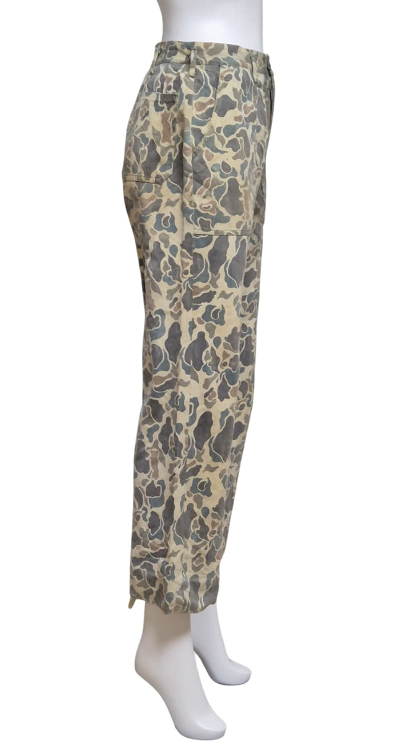 국군 구형 70s 사제 맞춤 덕헌터 예비군 전투복 바지 팬츠 하의 (XS 상품이미지3