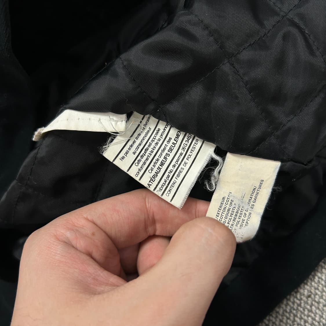 올드갭 GAP 스웨이드 누빔 바이커자켓(실측XL) 상품이미지3