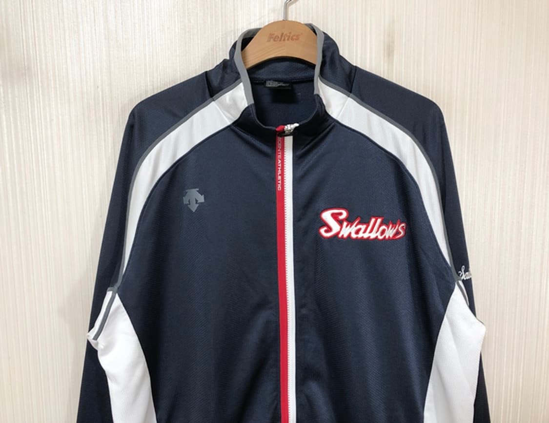 NPB 데상트 토쿄 야쿠르트스왈로즈 선수지급 트레이닝자켓 XO(XXL) 상품이미지2