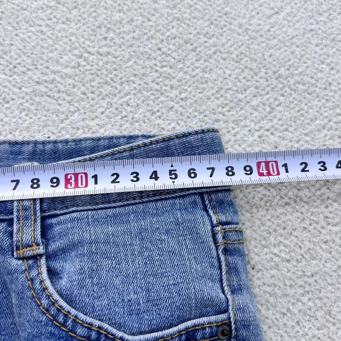 M 빈티지 디테일 데님 팬츠 0430E 상품이미지5