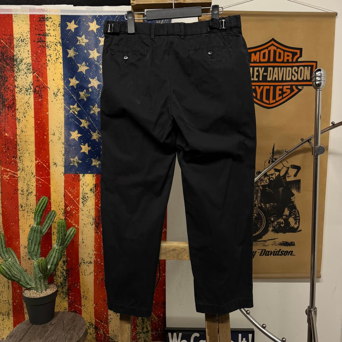 90s 폴로 랄프로렌 사이드 벨트 허리 조임 트라우저 치노 팬츠 N310 상품이미지2