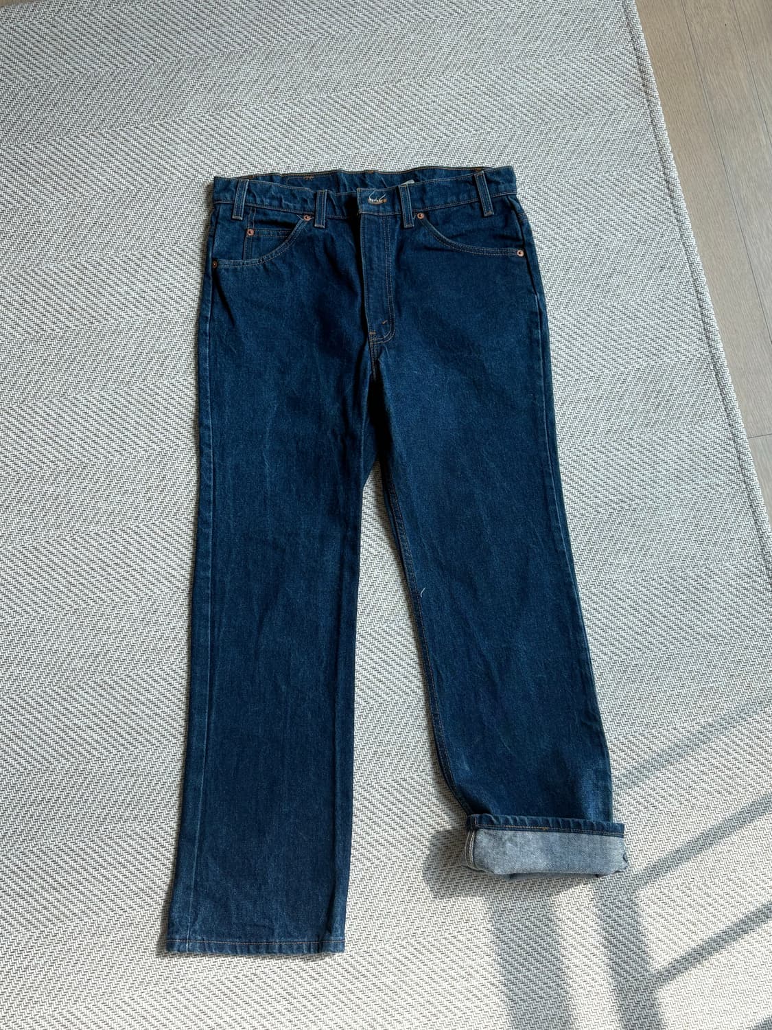 빈티지 리바이스 오렌지탭 517 진청 상품이미지1