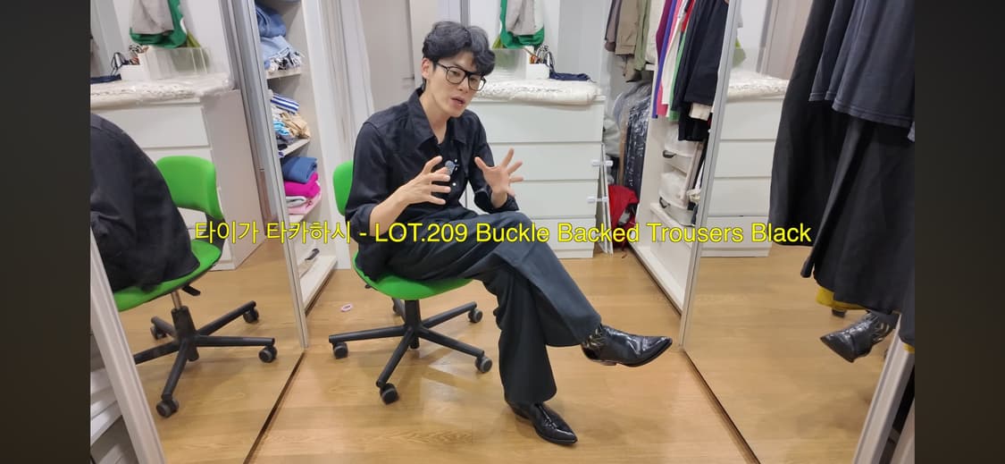 타이카타카하시 LOT.209 Buckle Backed Trousers B 상품이미지1