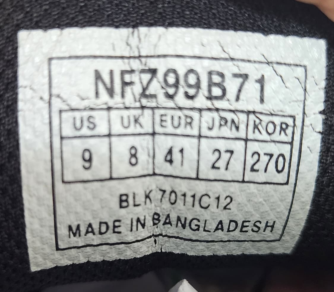 노스페이스 남성 트레킹화 270 버컬리 로우 SE07 상품이미지7