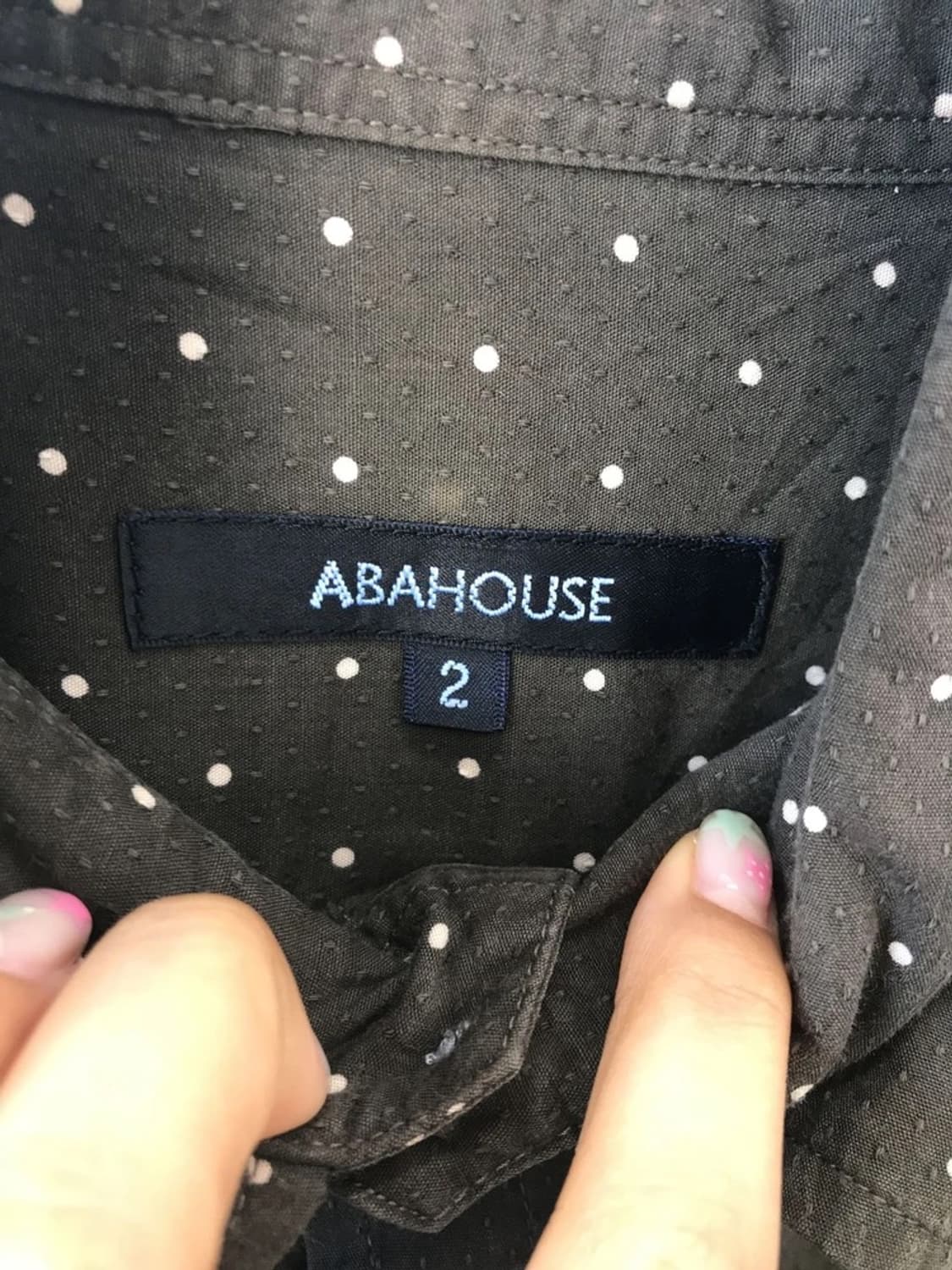 ABAHOUSE Dot Pattern Shirt 상품이미지5