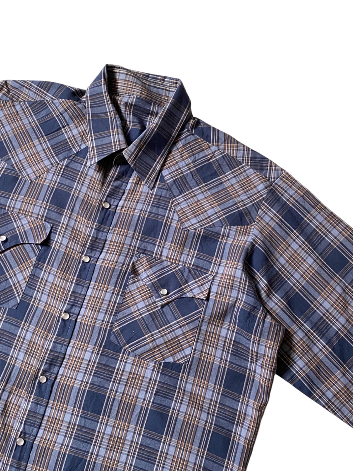포켓 체크 셔츠 (Man XL) 상품이미지4