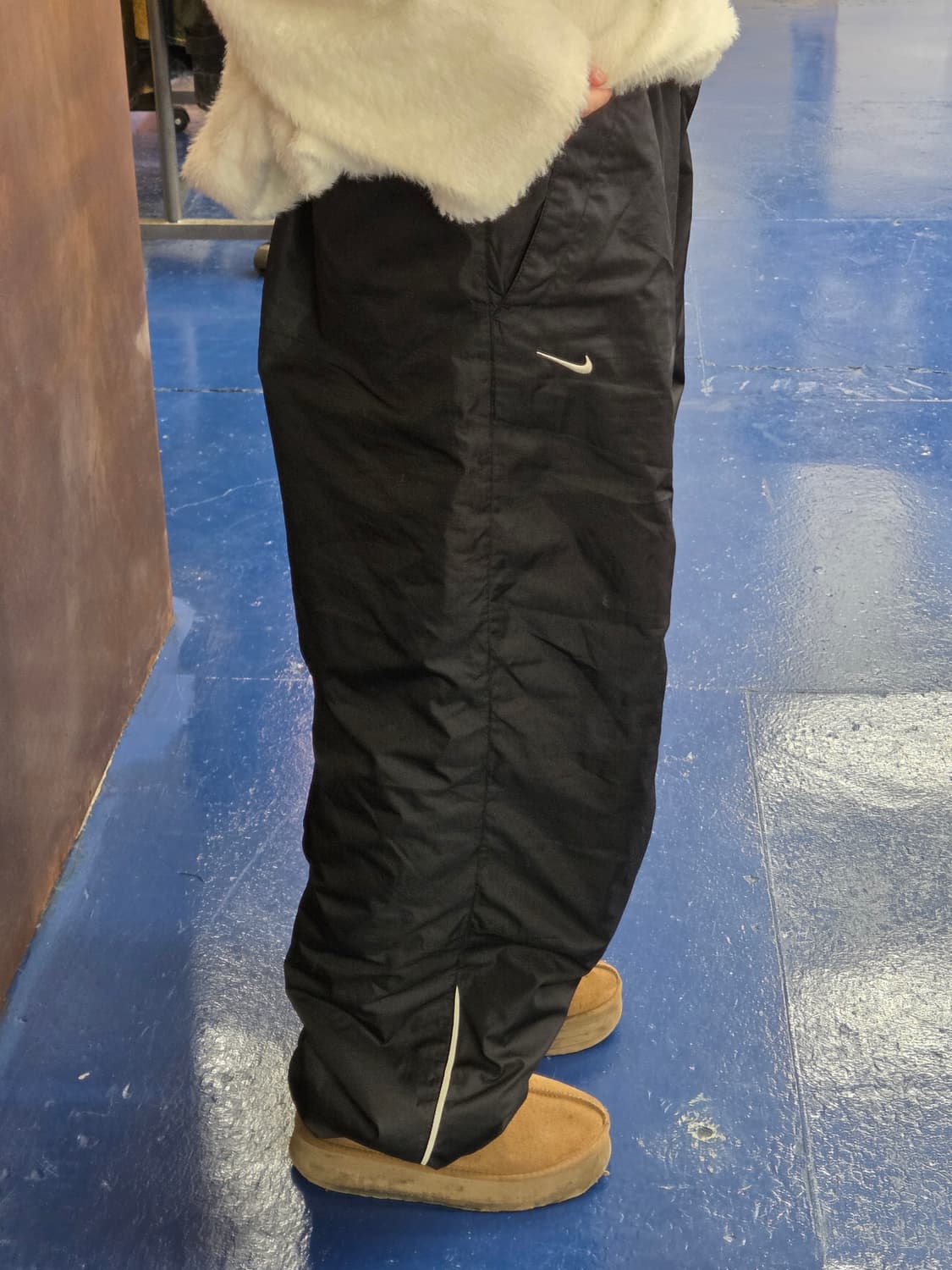 NIKE 나이키 스우시 블랙 우븐 팬츠 상품이미지1