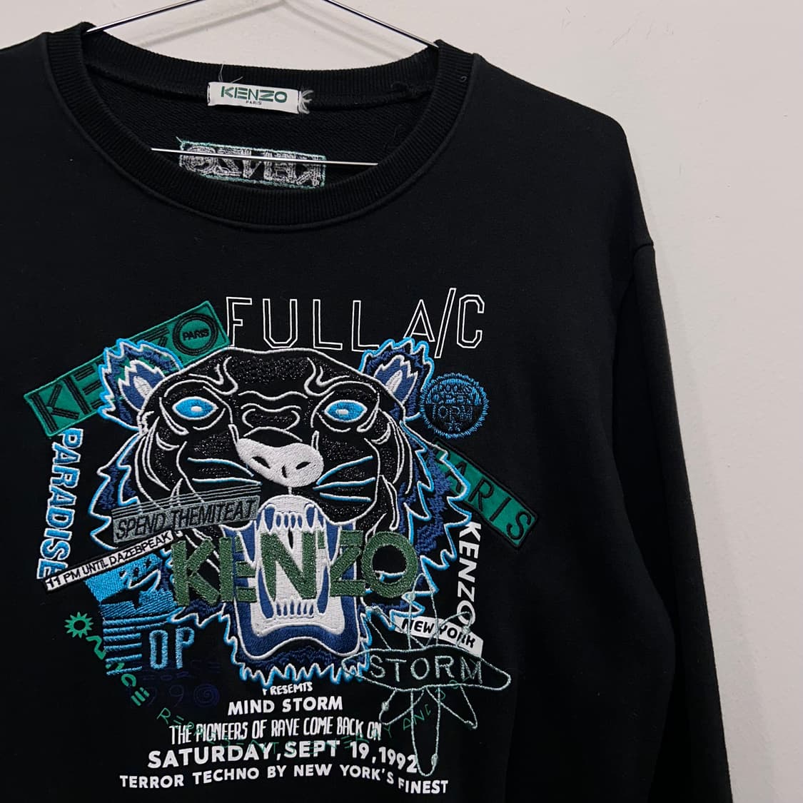 겐조 파리스 빅 자수로고 타이거 맨투맨 상품이미지1