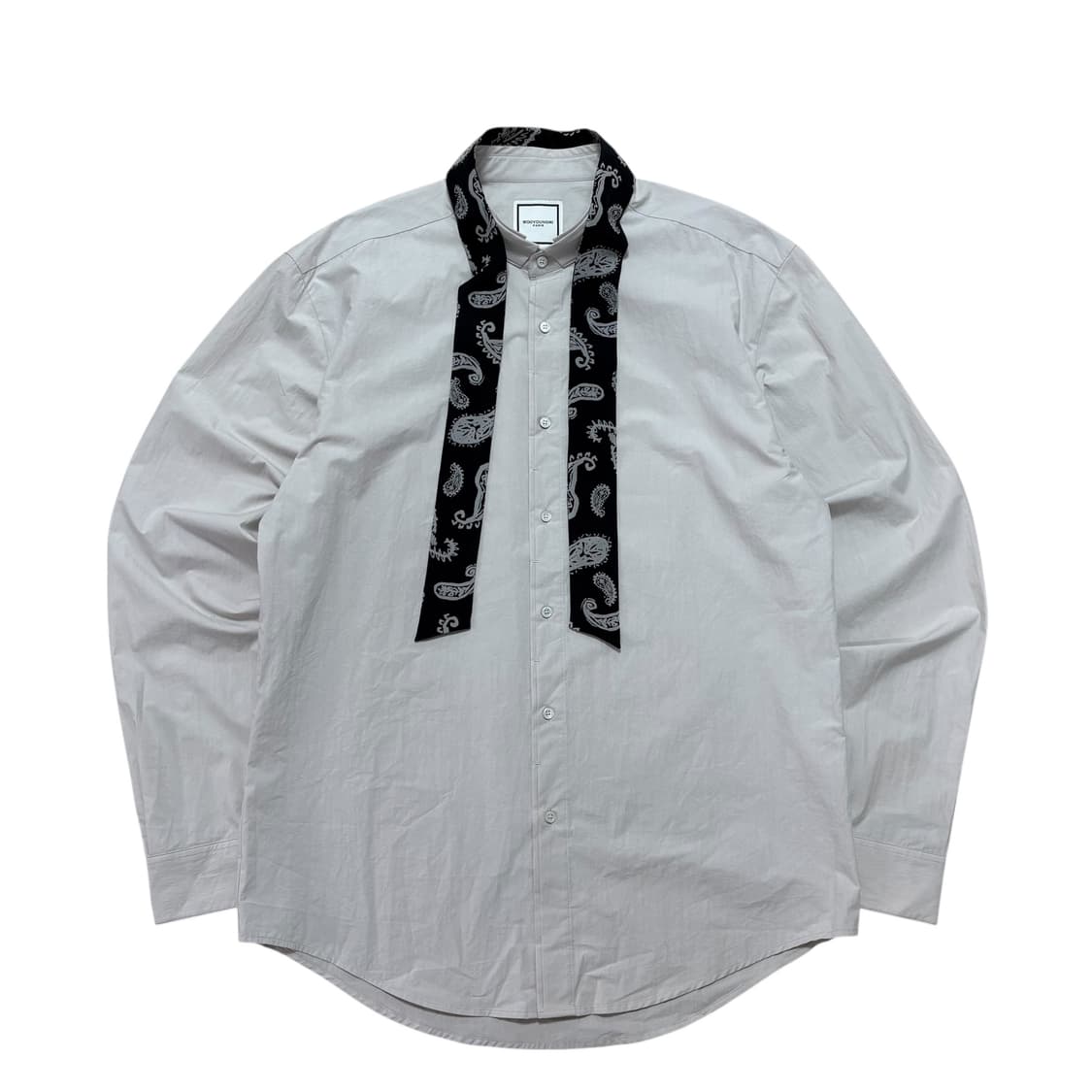 우영미 페이플리 스카프 셔츠 상품이미지2