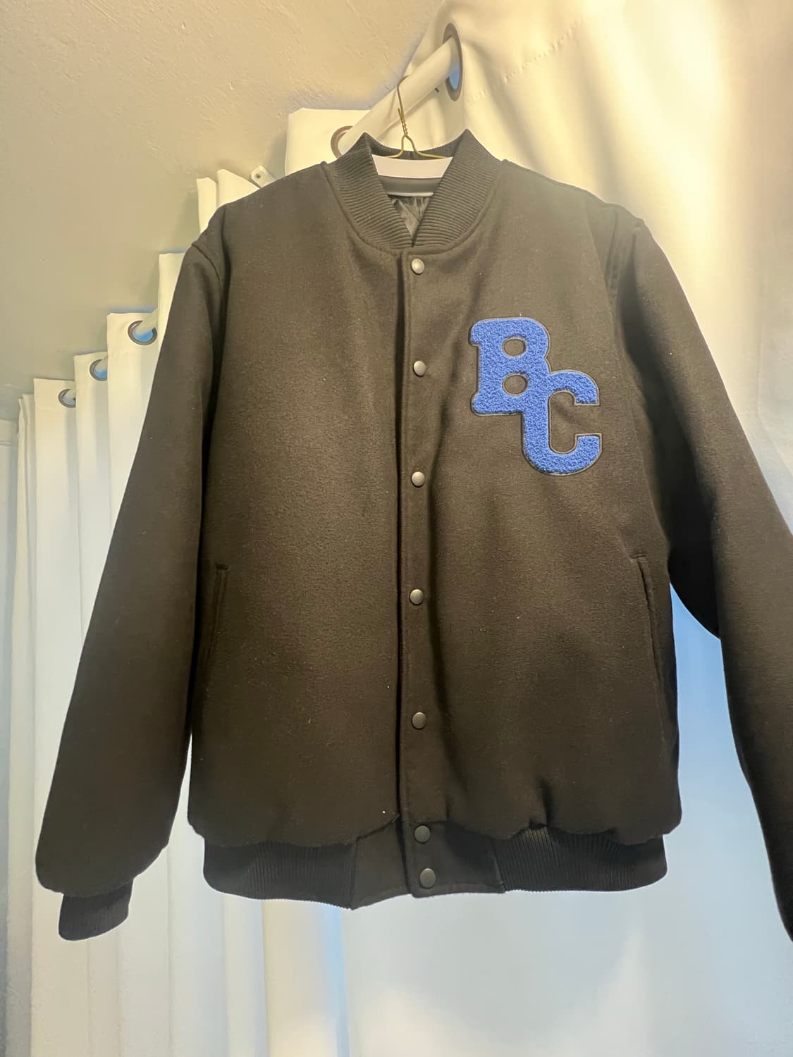 베이스크림 바시티 자켓 XL 상품이미지2