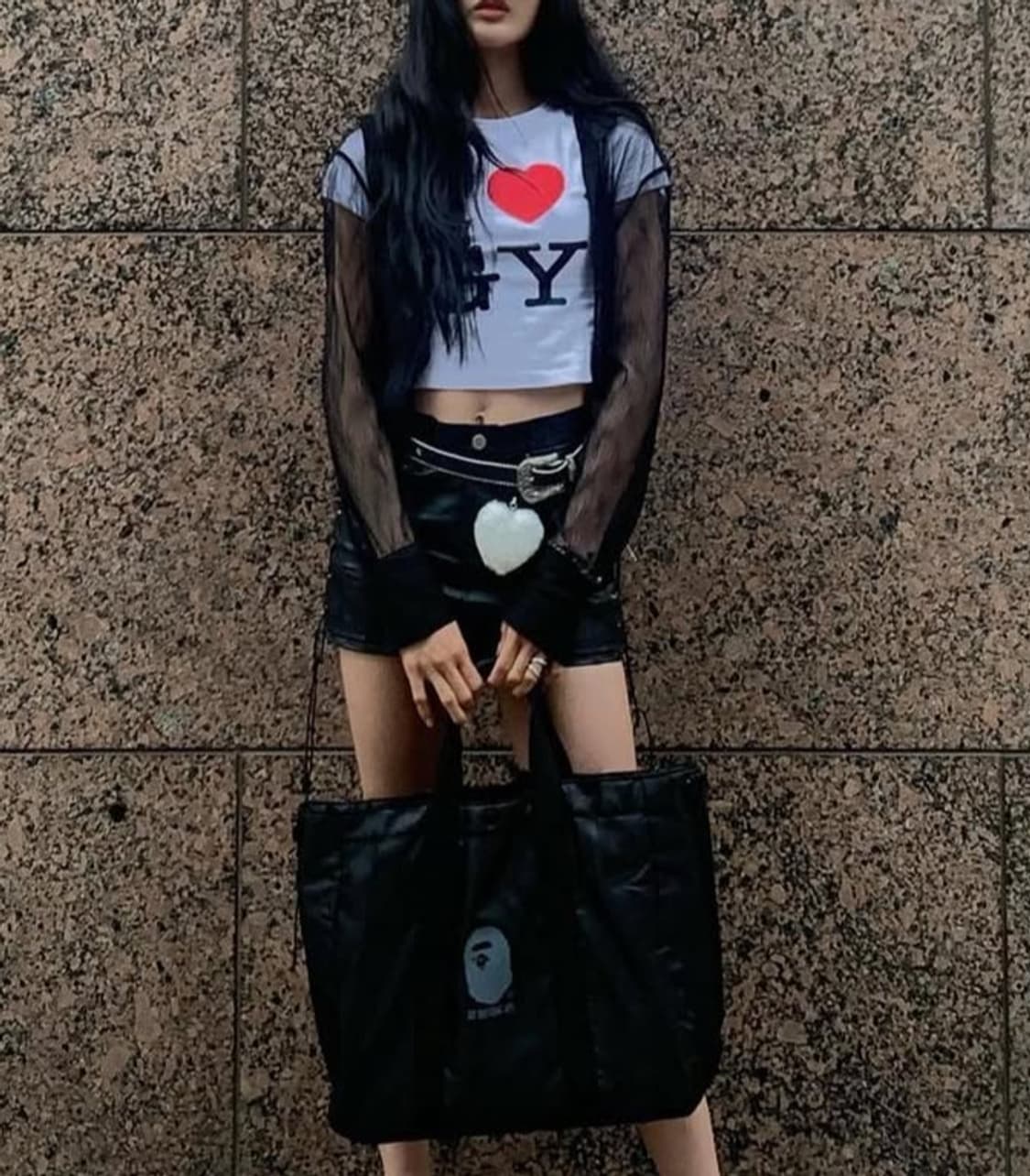 베이프 가방 대용량 숄더백 크로스백 새상품 정품 상품이미지6