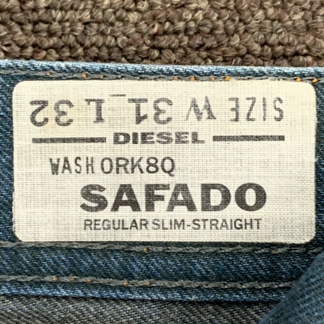 [34] 디젤 SAFADO 슬림 스트레이트핏 데님팬츠 상품이미지5