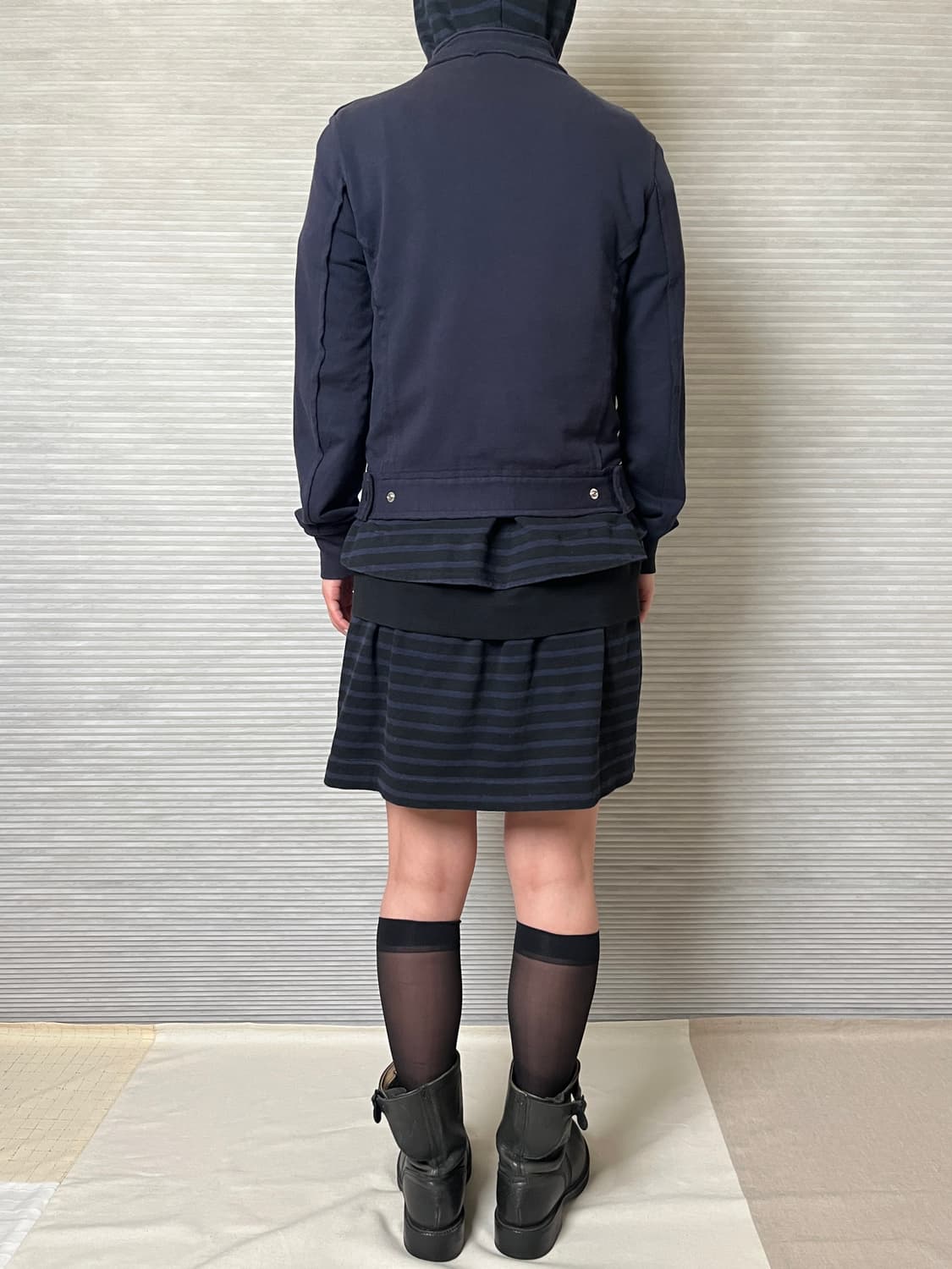 꼼데가르송 스웻 블루종 comme des garcons 카페레이서 상품이미지8