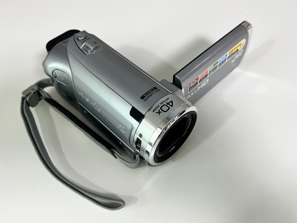 A급/ 희귀기종 / Jvc gz e220 빈티지 캠코더 실버 상품이미지2