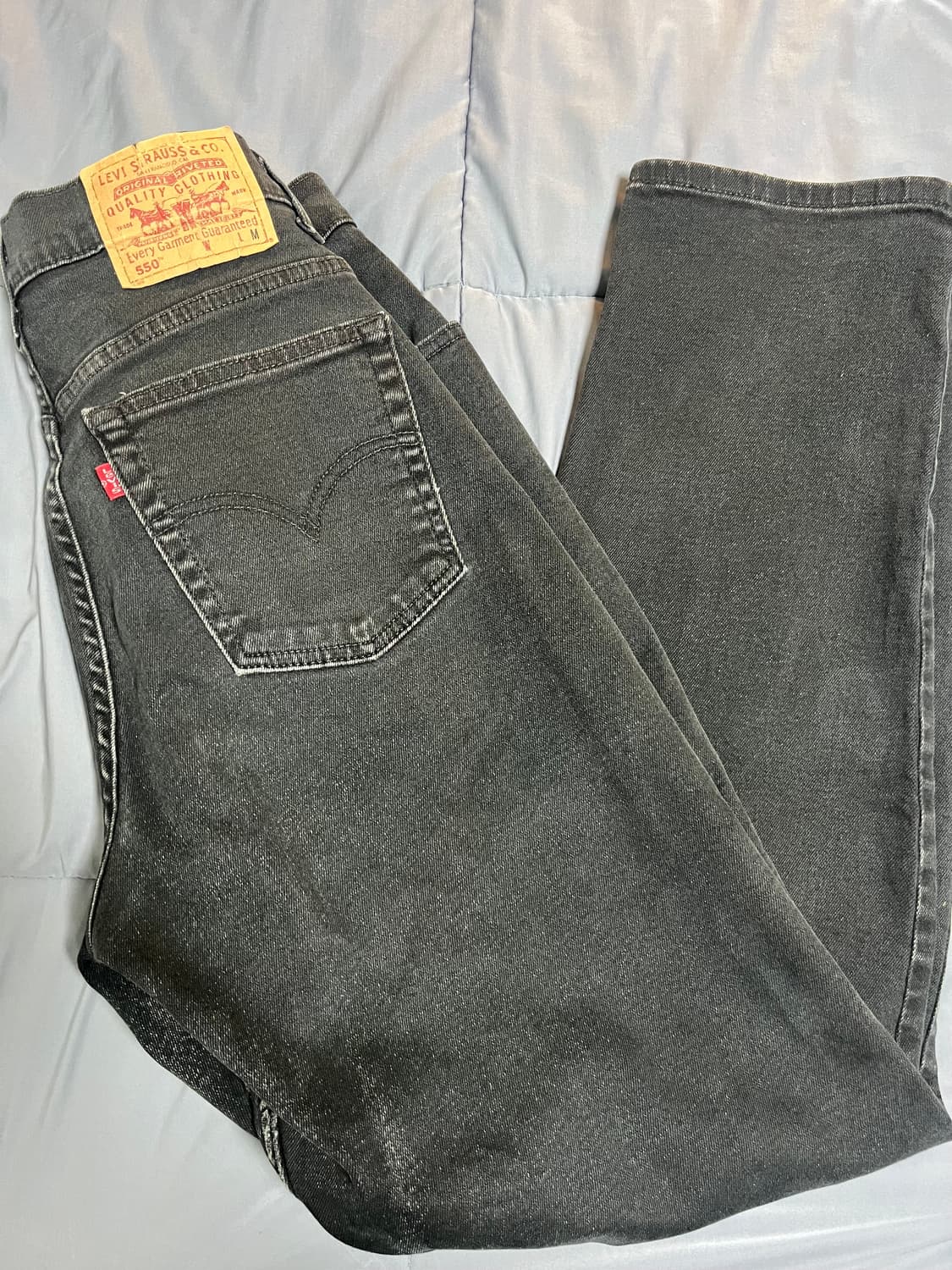 빈티지 리바이스 550 흑청데님팬츠 상품이미지1
