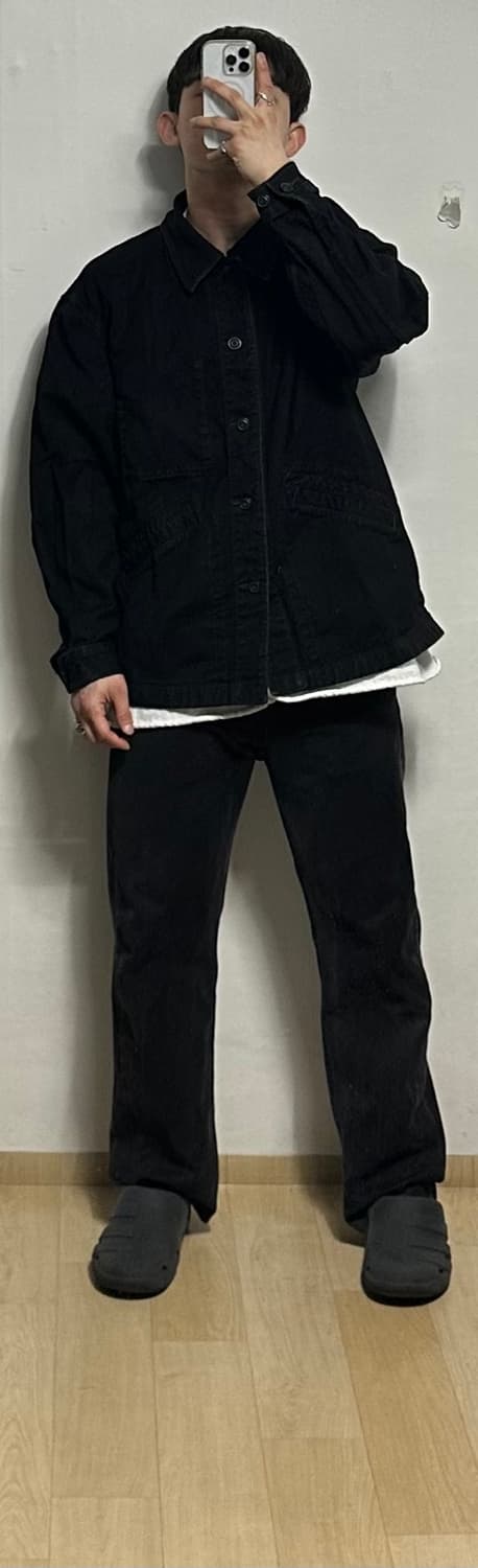 유니클로 U 오버사이즈 컬러 데님 자켓 상품이미지5