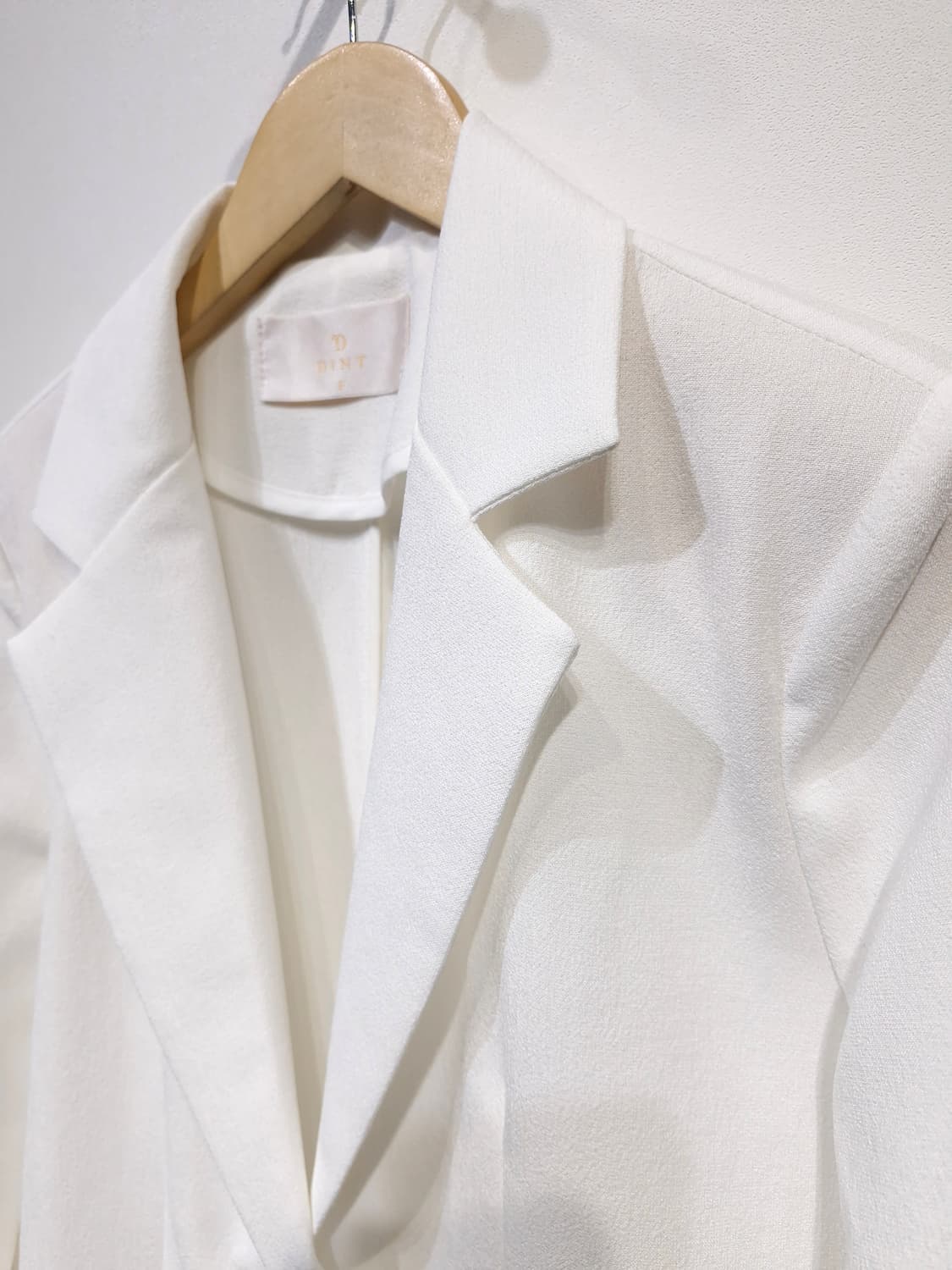 딘트(DINT) 린넨 블레이저 화이트 상품이미지3