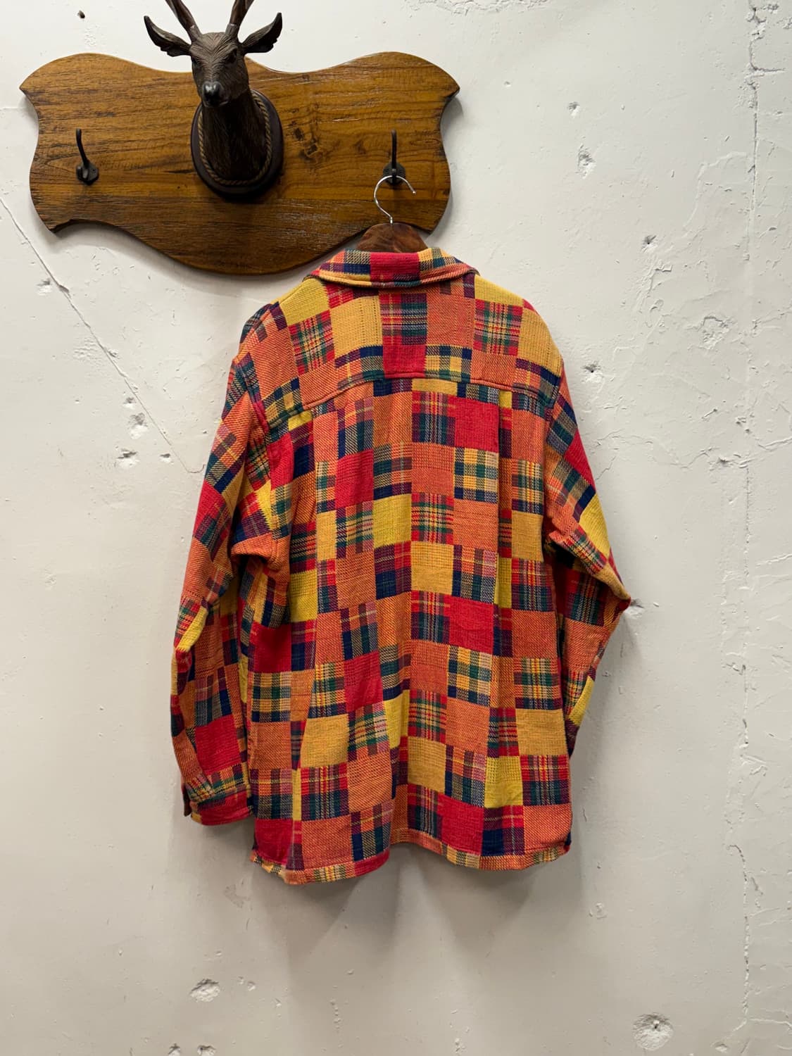 L) Made in India Cotton Patchwork Shirt 상품이미지5