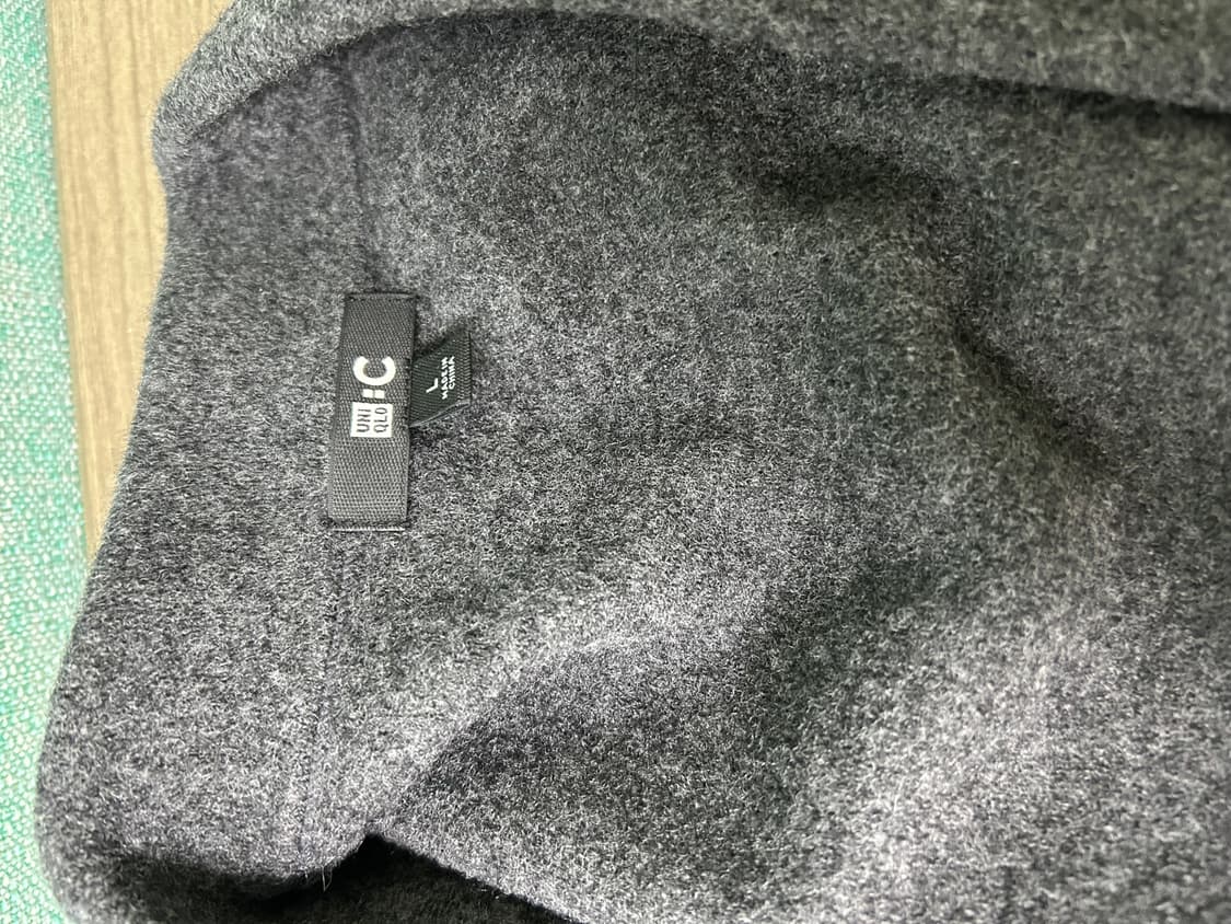 유니클로 C 니트 자켓 다크 그레이 L 사이즈 상품이미지4