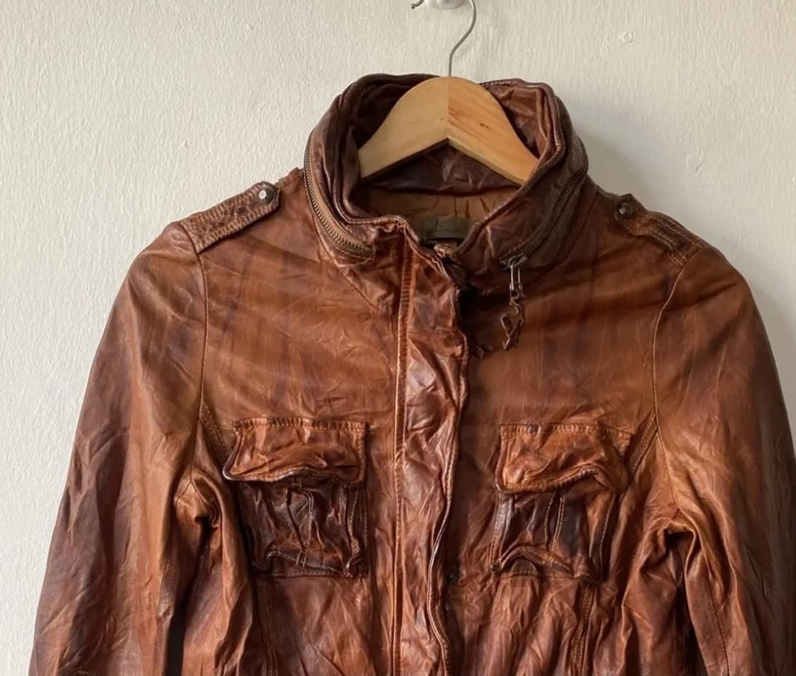 일본 G.O.A.(고아) 후디 양가죽 빈티지재킷 상품이미지7