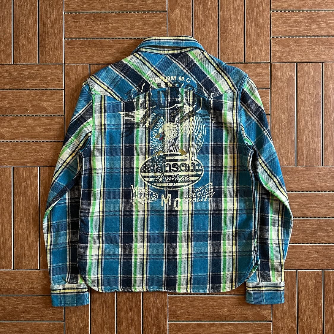 Vanson check flannel western shirts 상품이미지2