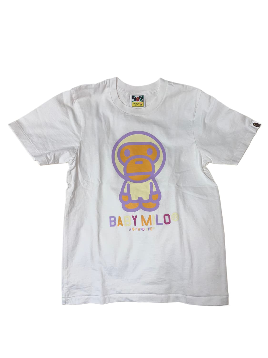 베이프 베이비 마일로 파스텔 멀티 반팔티 상품이미지3