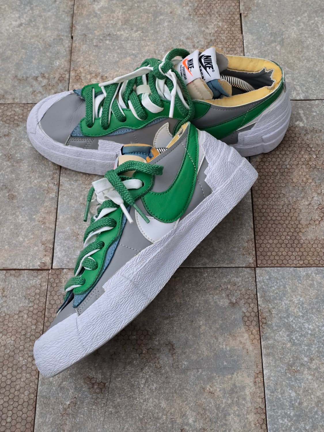 (245)나이키 사카이 블레이저 로우 그린 상품이미지5