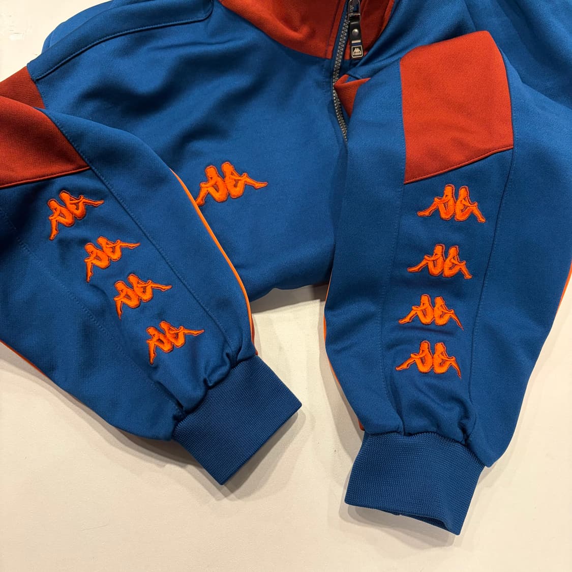 [3XL] 카파 올드스쿨 블루/오렌지 트랙 자켓 B282 상품이미지5