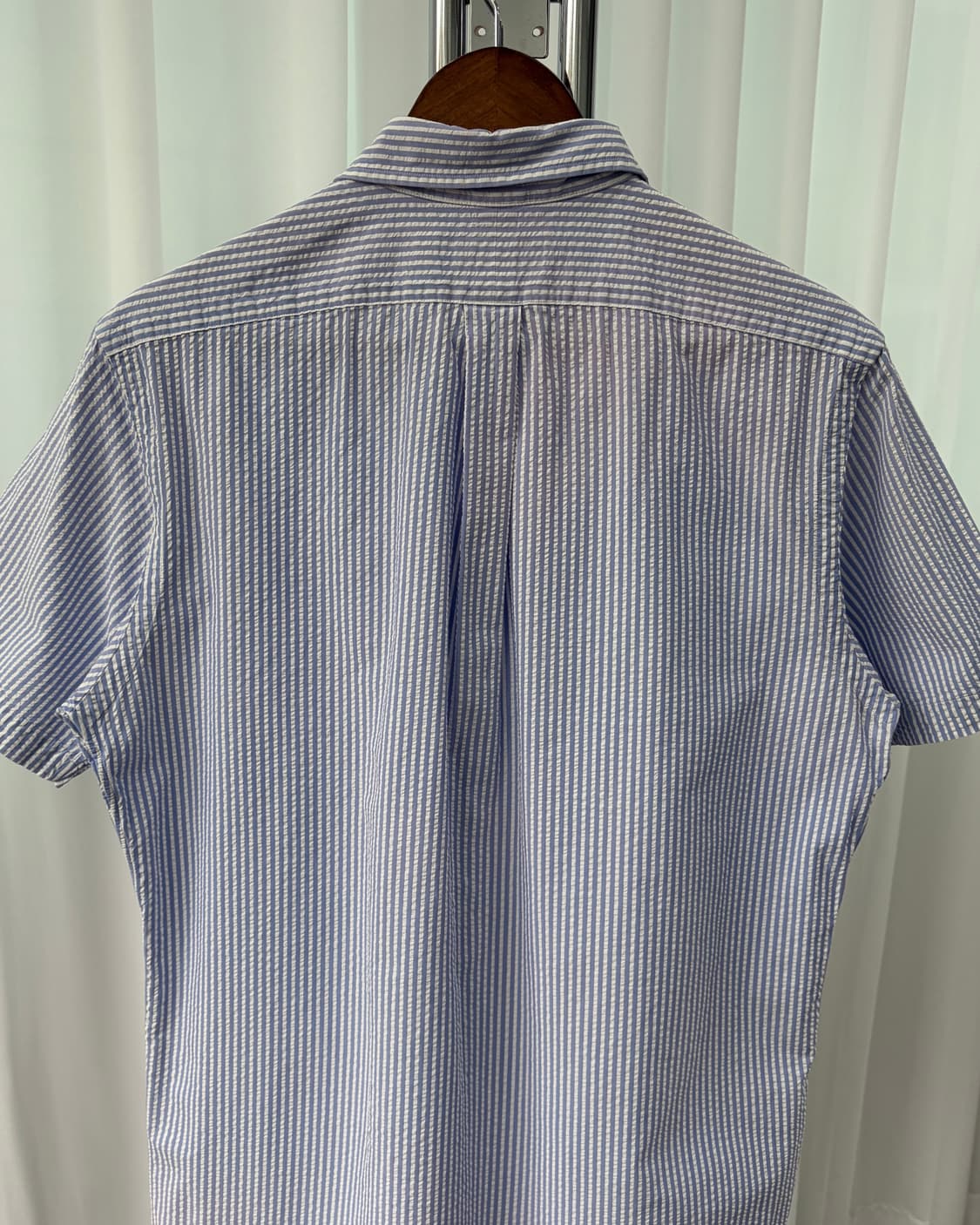 [M]폴로 랄프로렌 스트라이프 시어서커 반팔 셔츠 상품이미지4