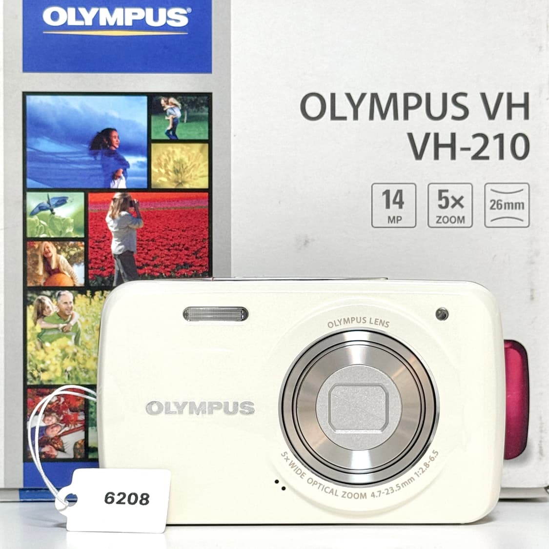 올림푸스 VH-210 화이트 아이보리 빈티지디카 상품이미지5