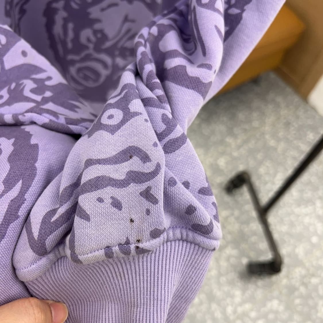 아디다스 흑탭 타이거 패턴 후드집업 100 C04973  상품이미지7